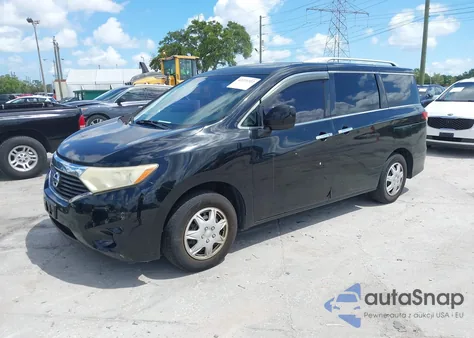 2012 Nissan Quest S z USA, uszkodzony, nr VIN JN8AE2KP1C9041642